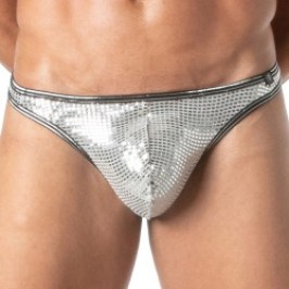 Tof Paris silver sequin thong